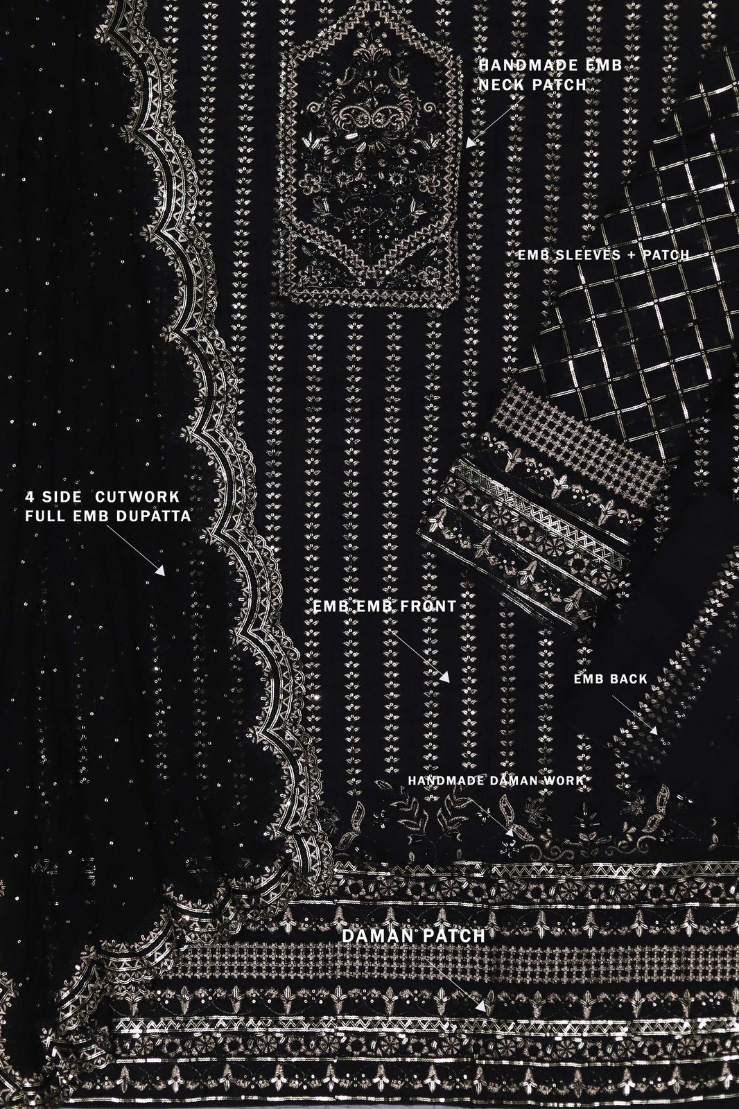 Luxury 3Pc Fancy Suit