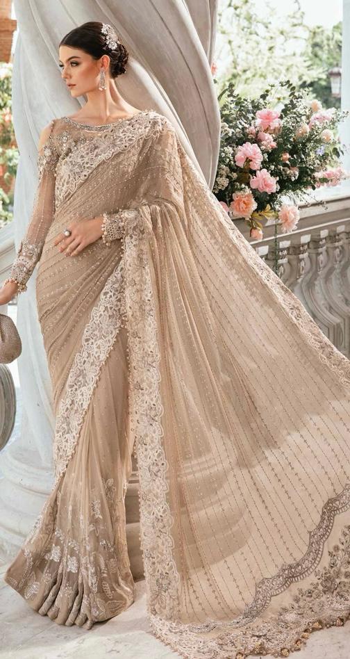 Luxury 3Pc Embroidery Saree