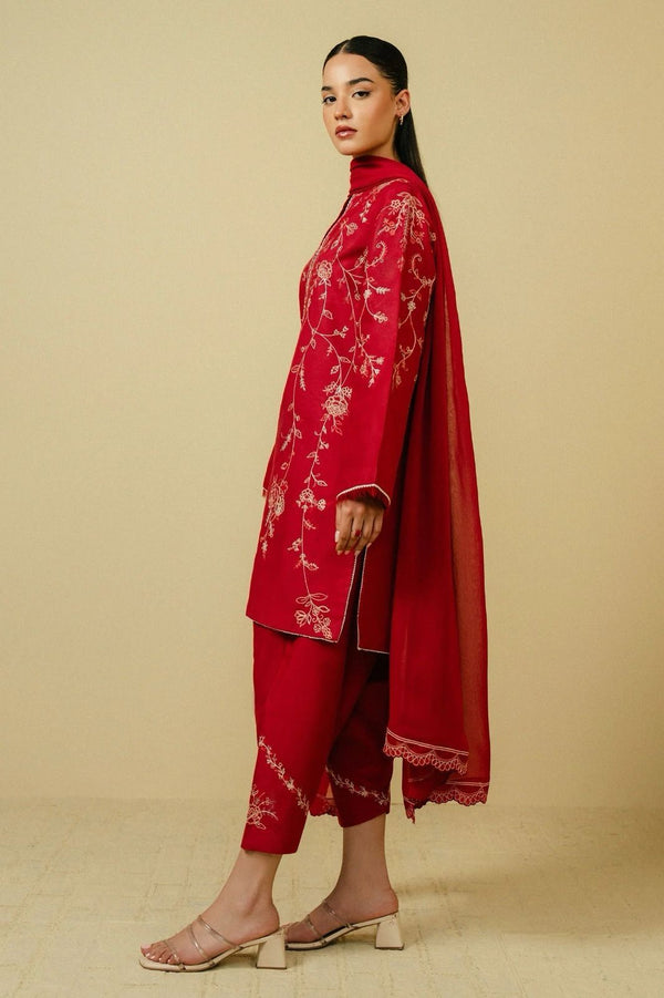 Lawn with Chiffon &nbsp;Emb Dopatta