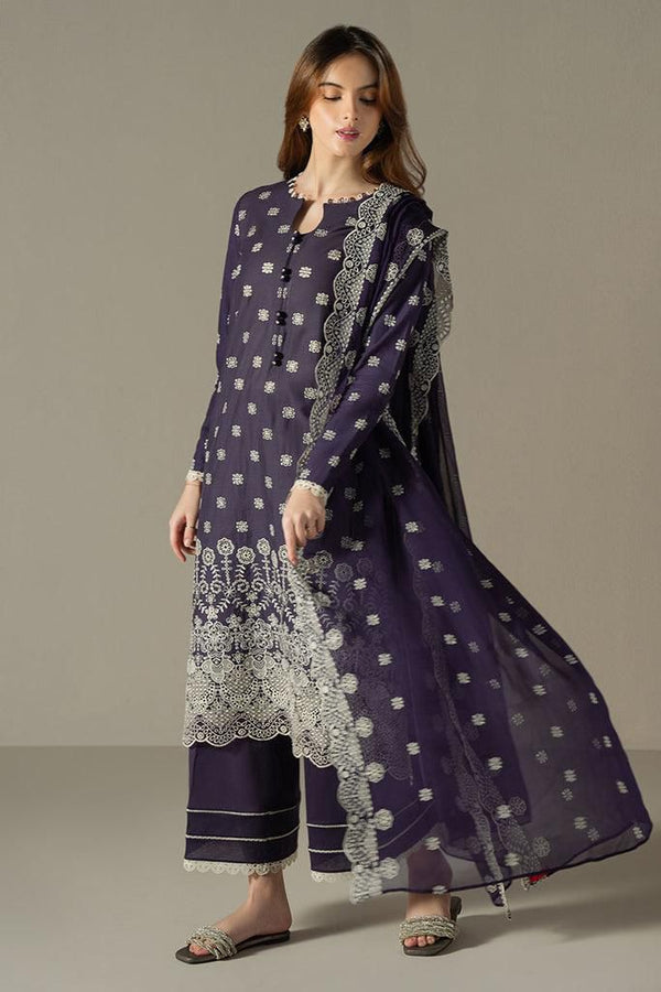 Fine Quality Lawn with Chiffon Emb Dopatta