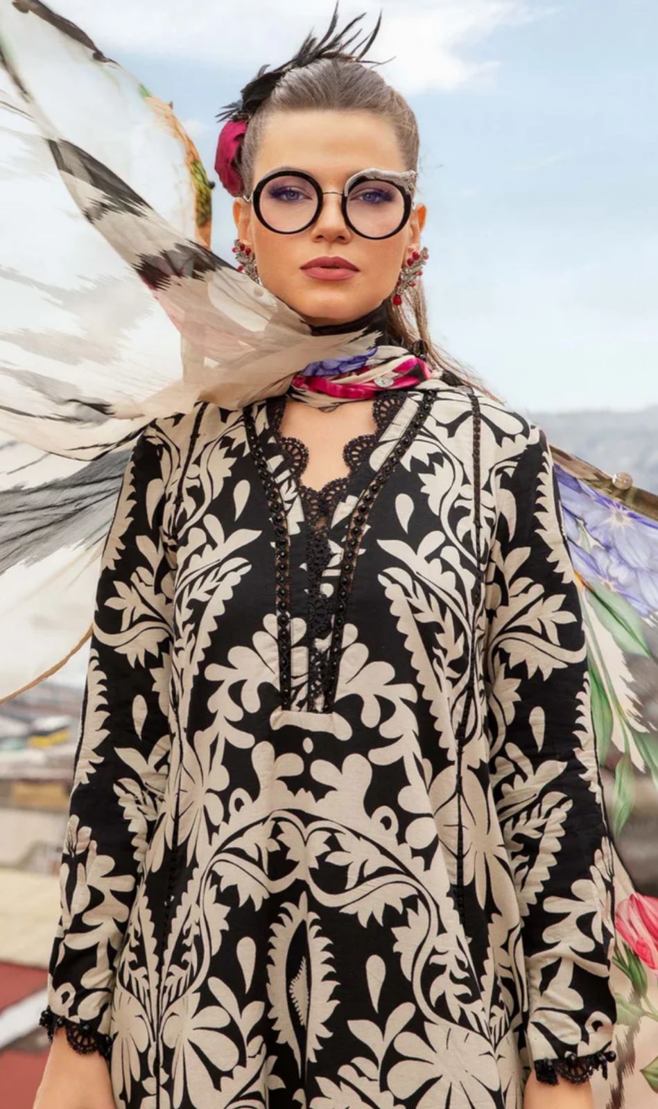 Maria B hit code Lawn & Shiffon