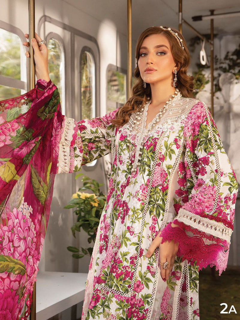 3pc Digital Print Emb Suit