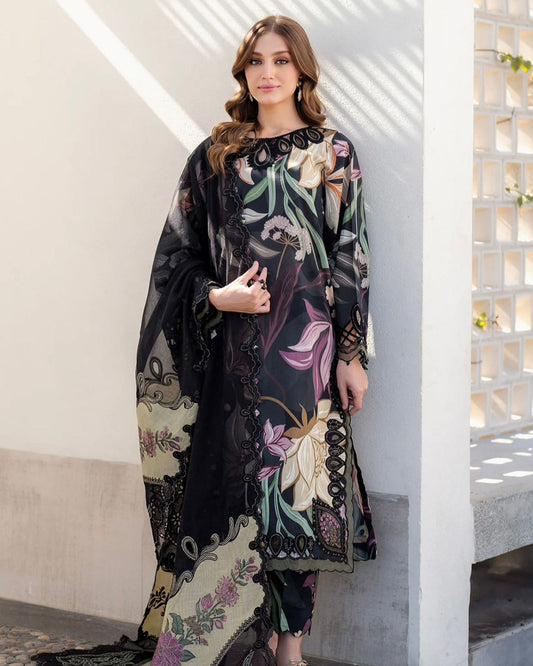 3pc Digital Print Emb Suit