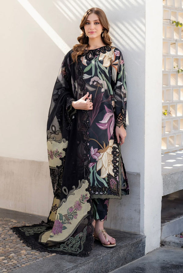 3pc Digital Print Emb Suit
