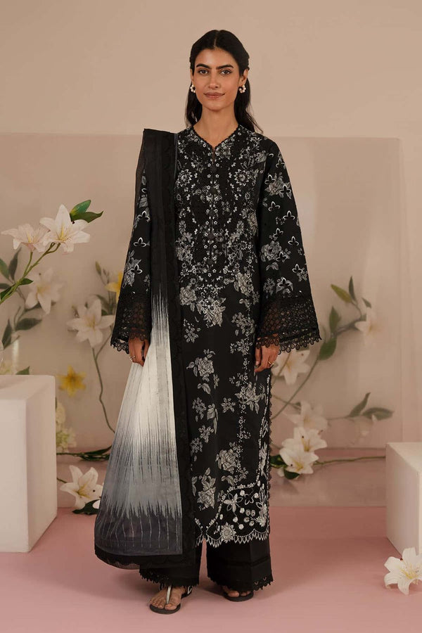 3pc Digital Print Emb Lawn