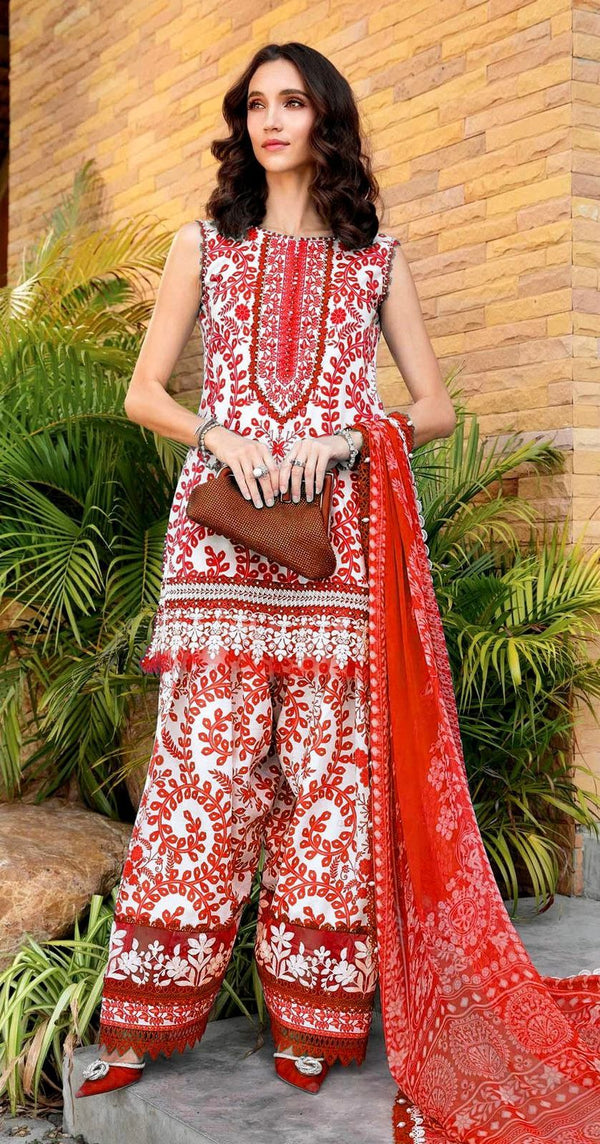 3pc Print Emb Suit