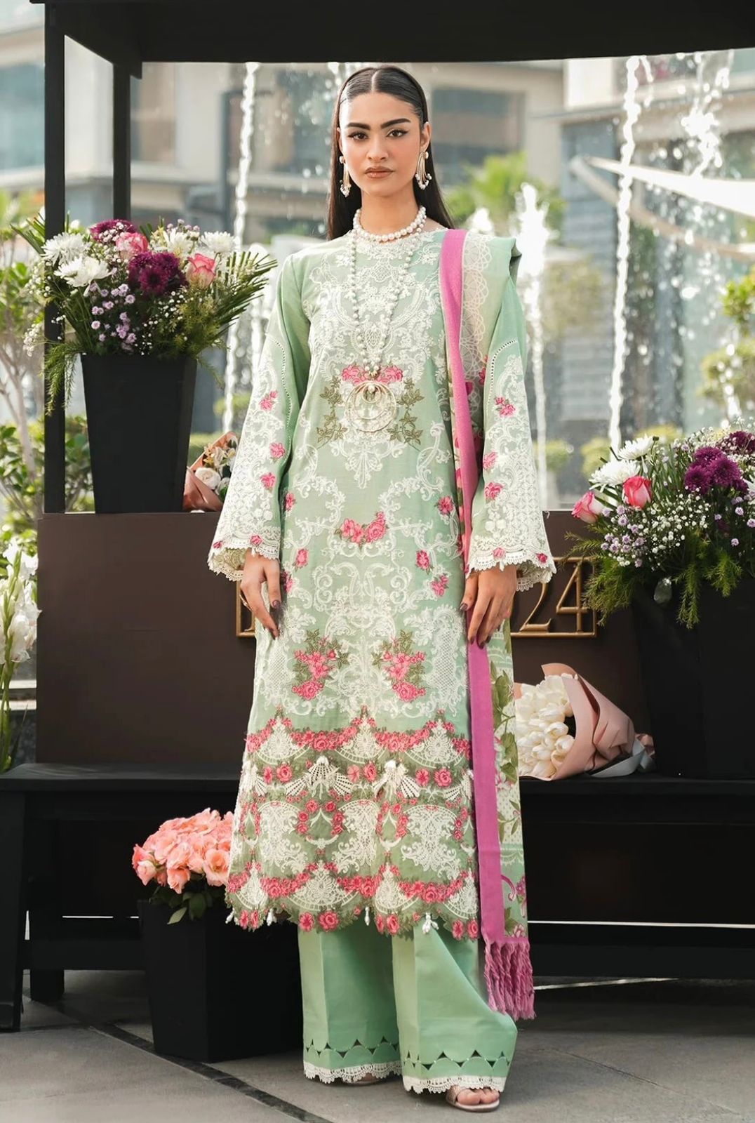 Luxury 3pc Embroidery Suit
