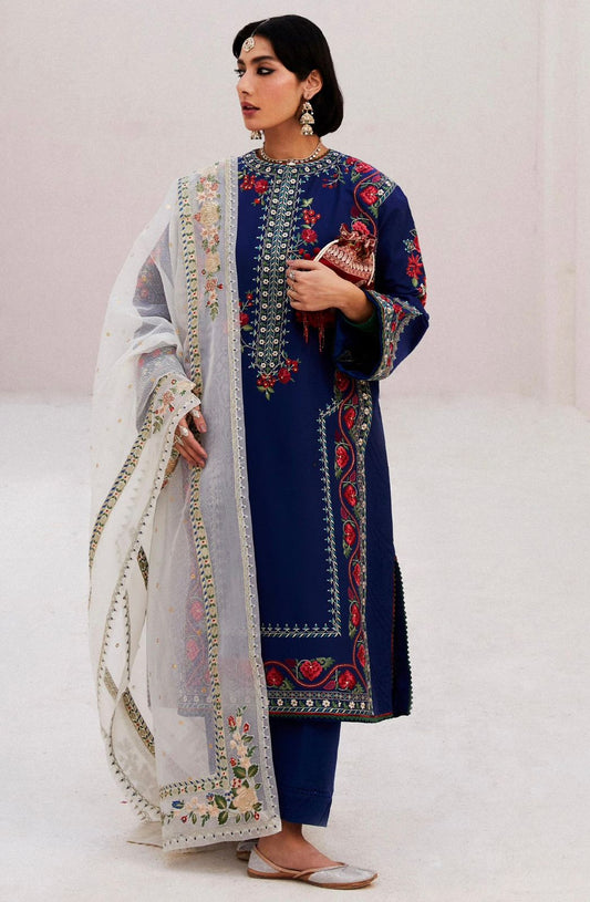 3pc Embroidery lawn Suit