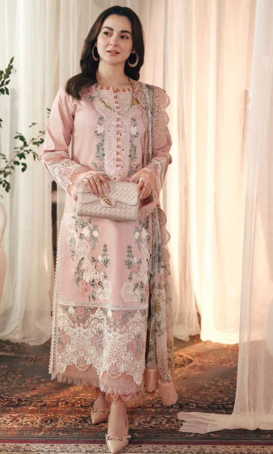 3pc Embroidery Lawn Suit