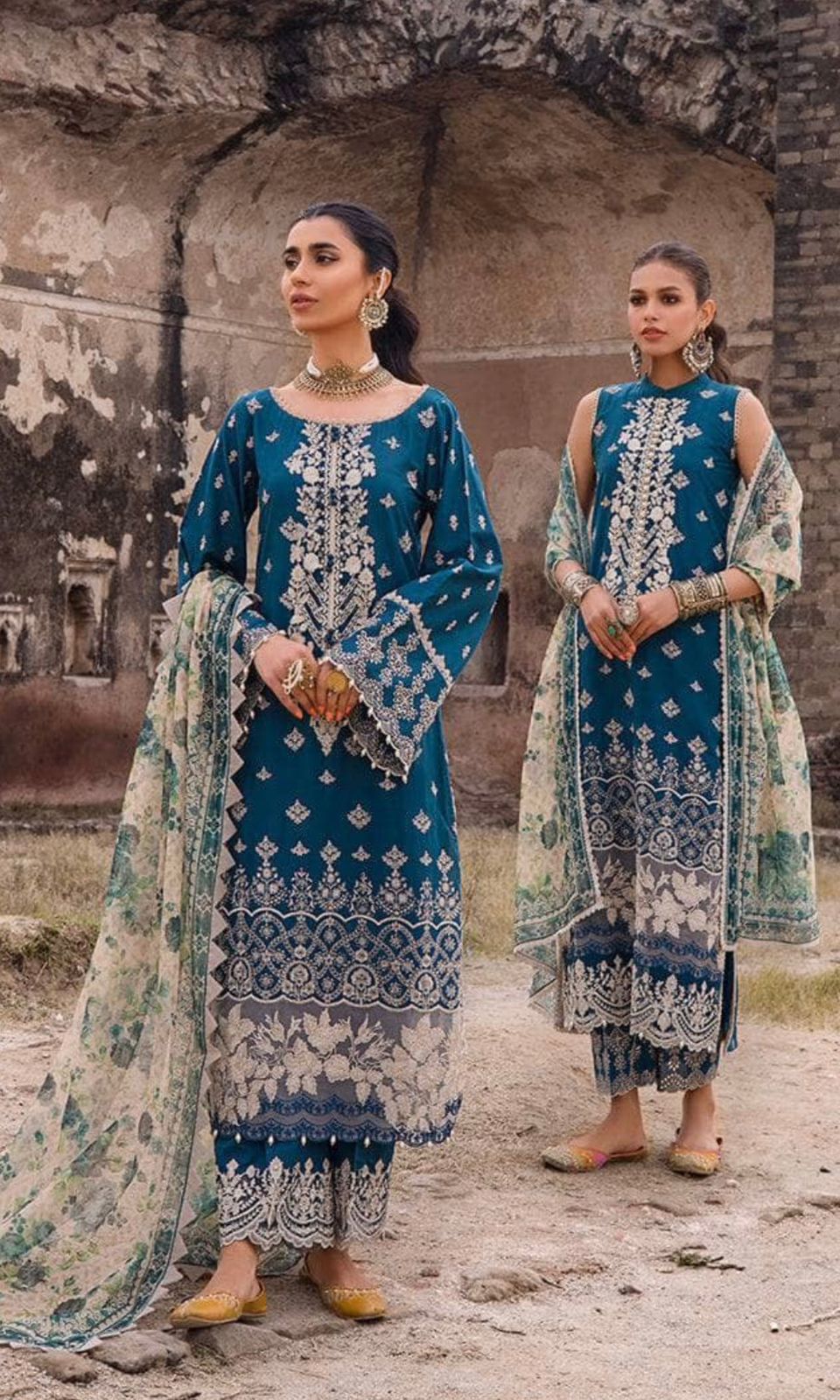 Luxury 3pc Embroidery Suit