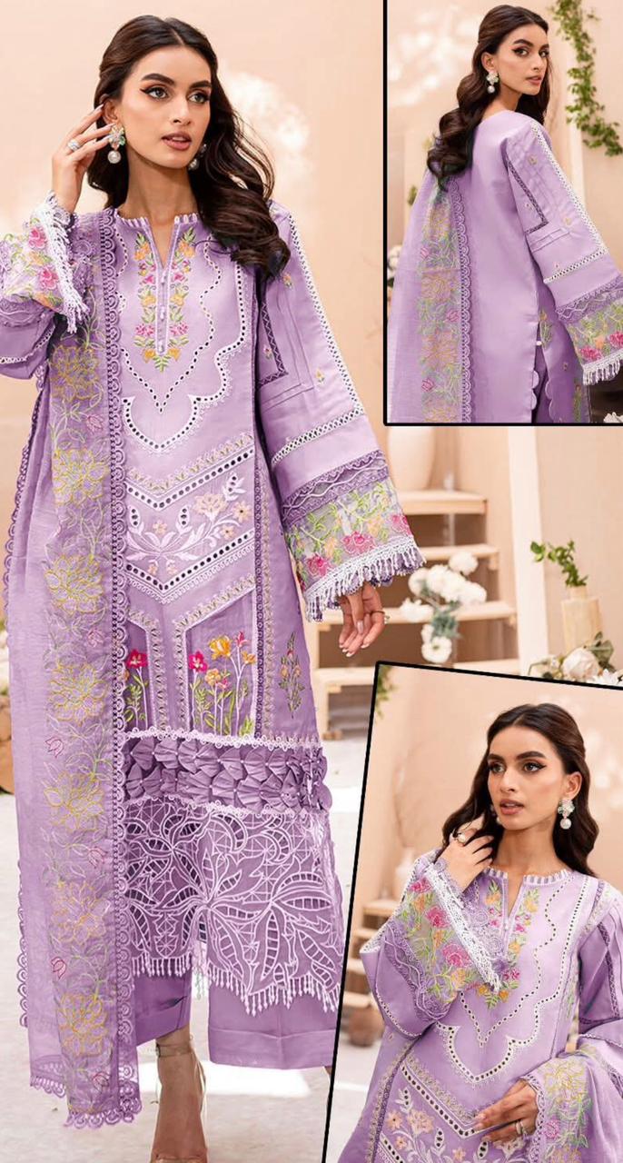 3pc Lawn Embroidery Suit