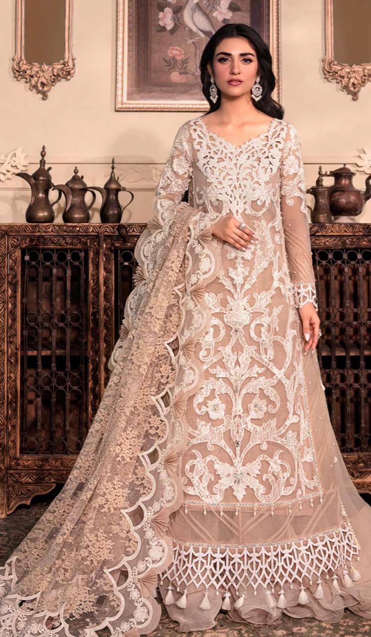 Luxury 3pc Emb Frock/Suit