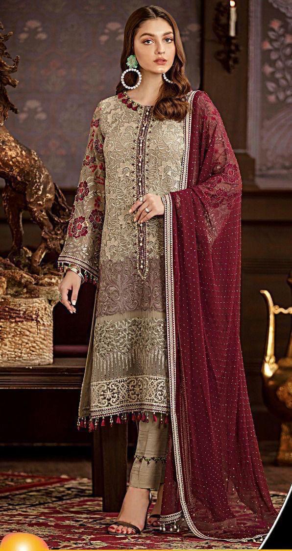 Luxury 3pc Emb Suit