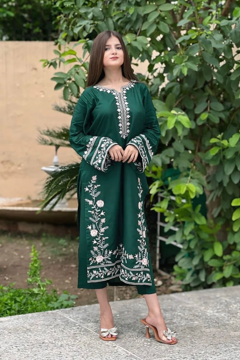 2pc Premium Emb Suit