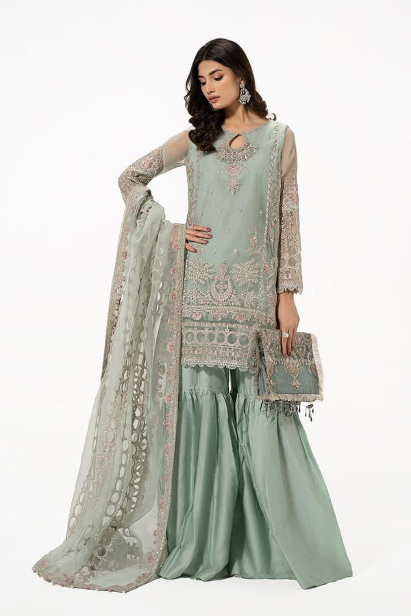 Luxury 3pc Fancy Emb Suit