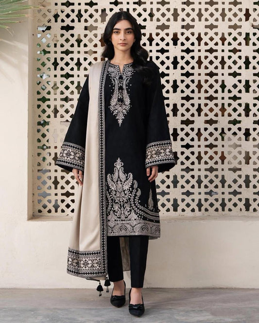 3Pc Embroidery Suit