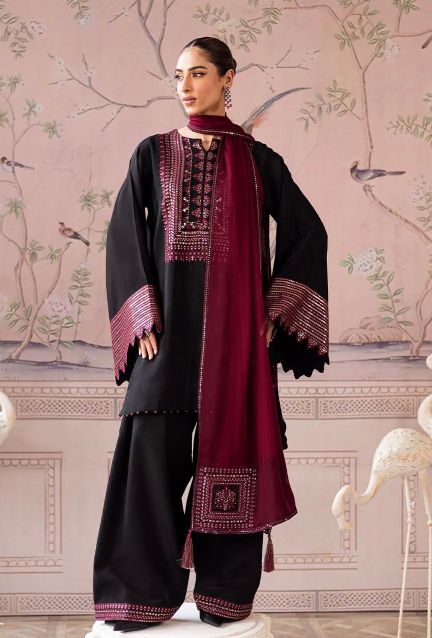 3Pc Embroidery Suit