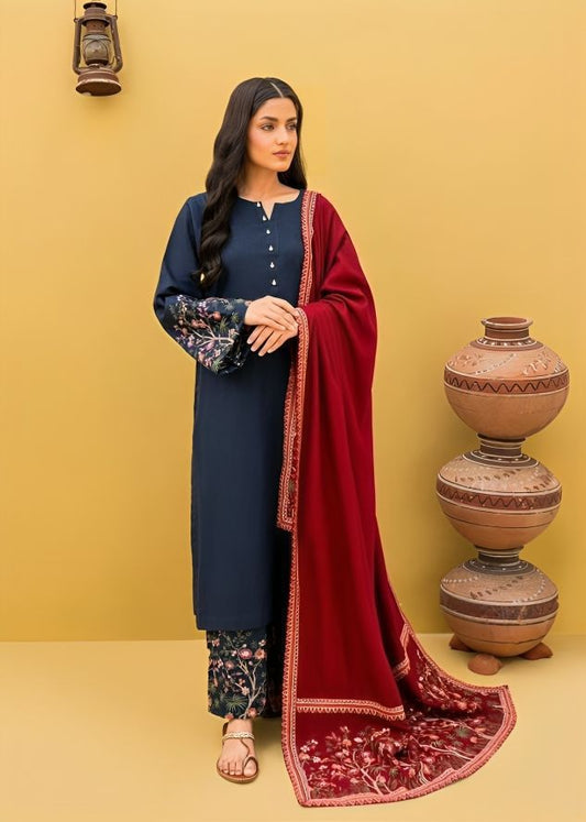 3Pc Embroidery Suit