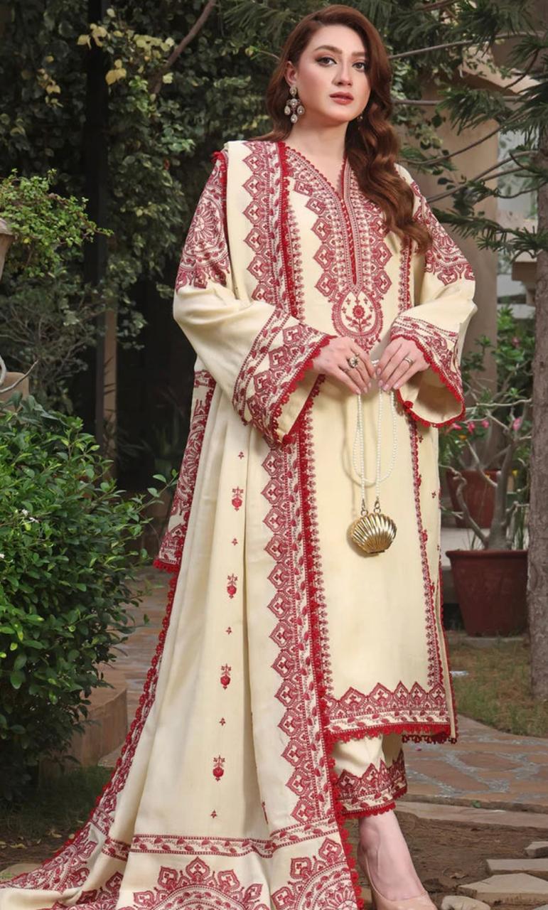 3Pc Embroidery Suit