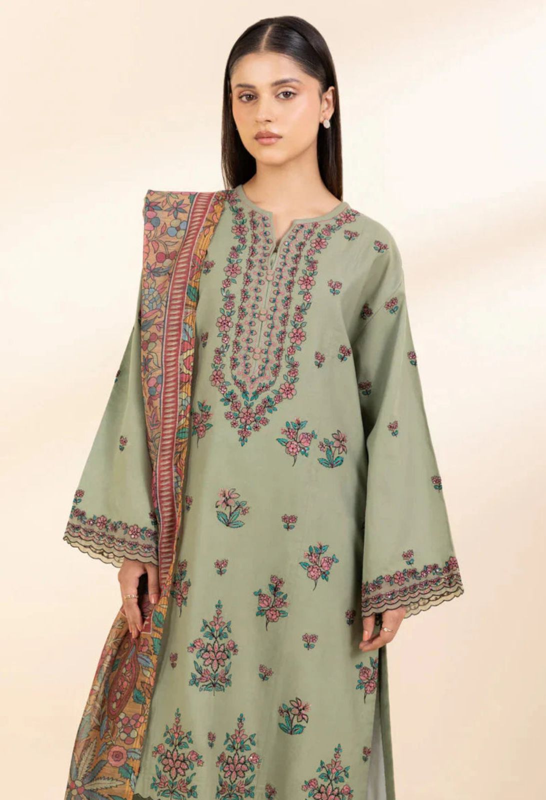 3PC LAWN EMBROIDERED