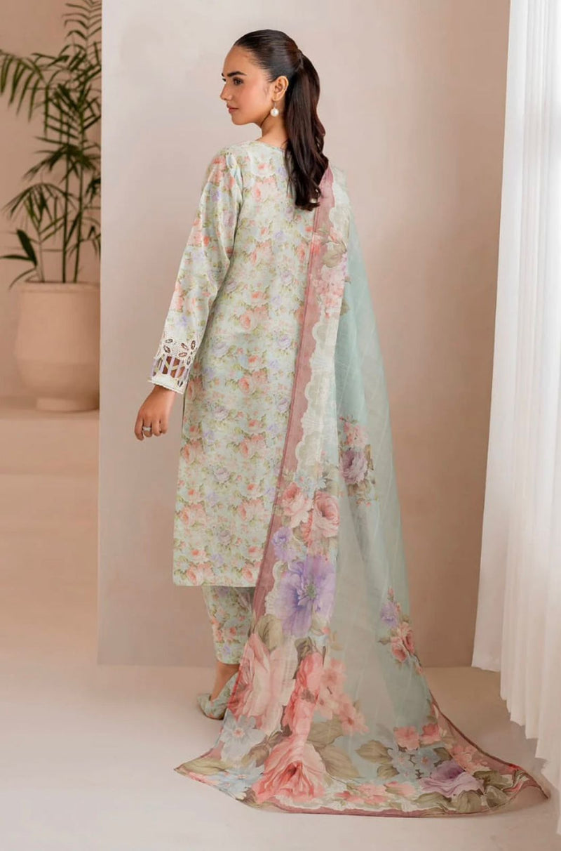 3pc Digital Print Emb Suit