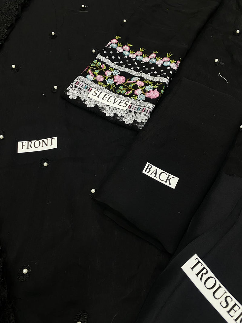 3pc Luxury Emb Suit