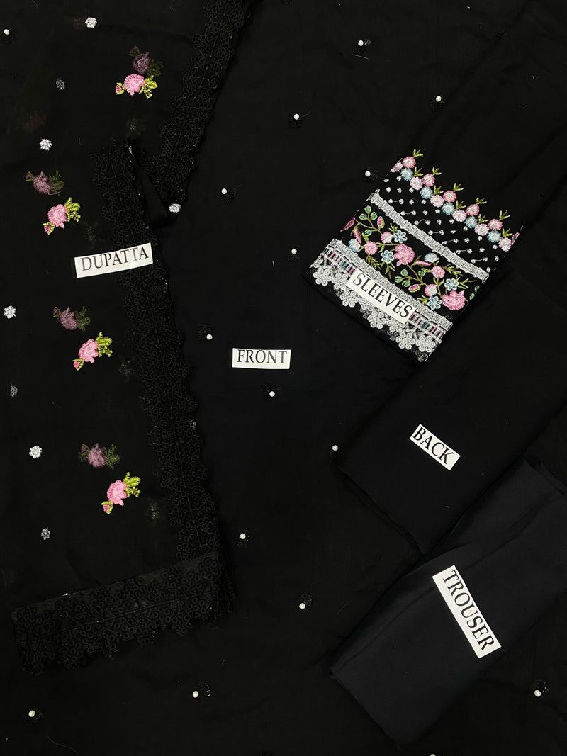 3pc Luxury Emb Suit