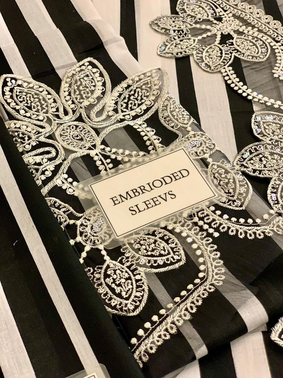 3pc Digital Print Emb Suit