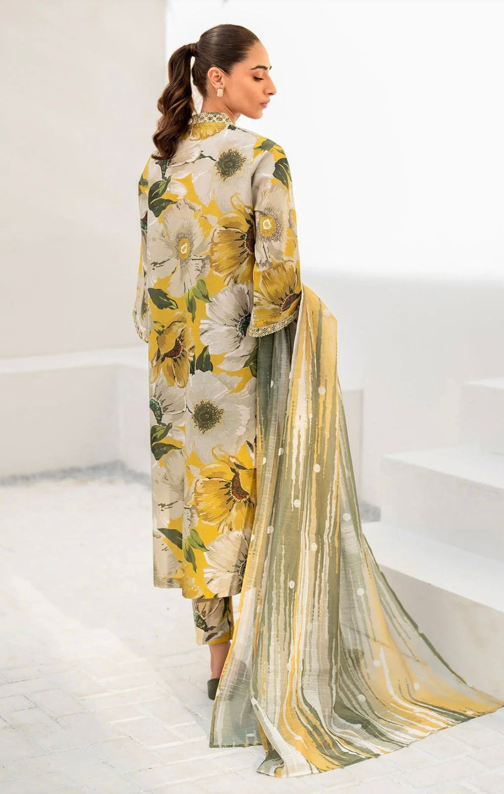 3pc Digital Print Emb Suit