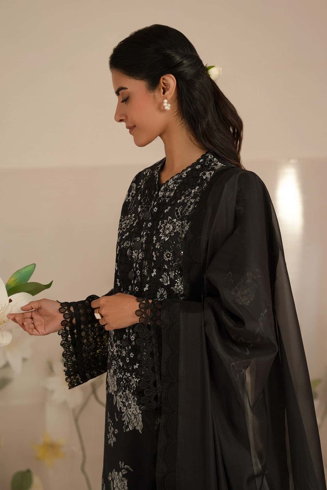 3pc Digital Print Emb Lawn