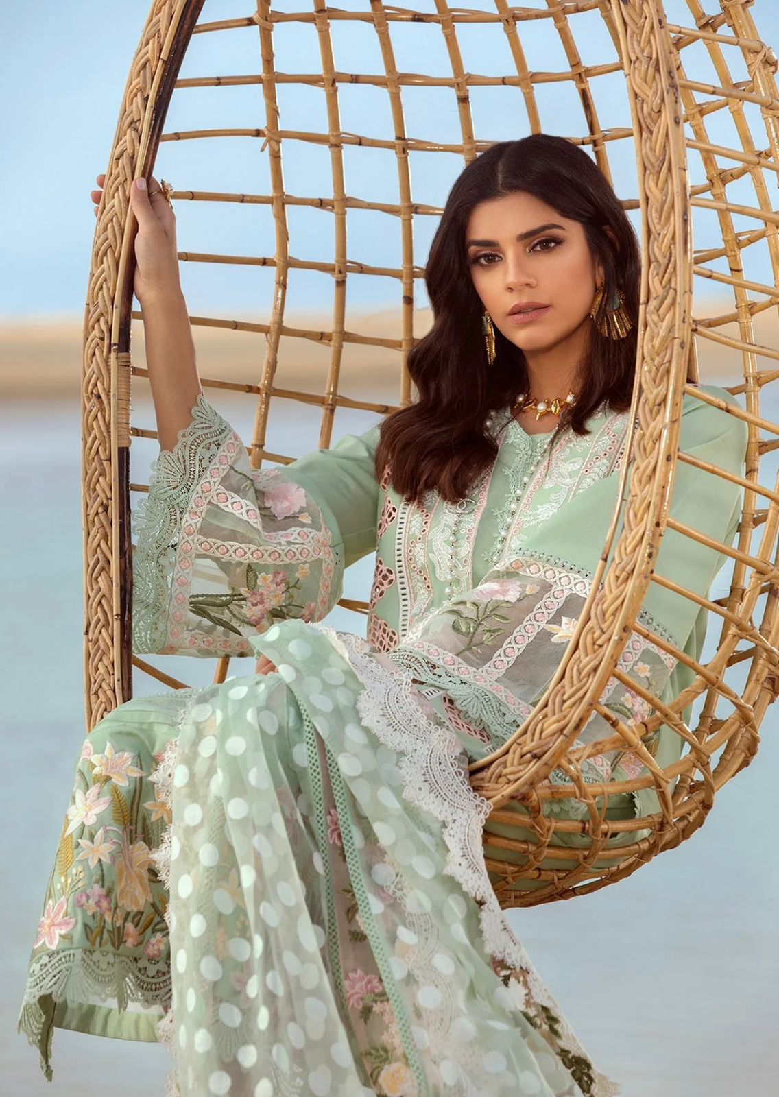 Luxury 3pc Embroidery Suit