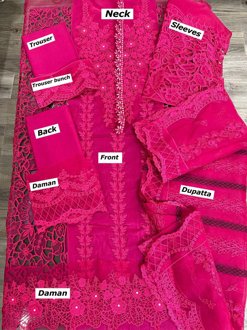 Luxury 3pc Embroidery Suit