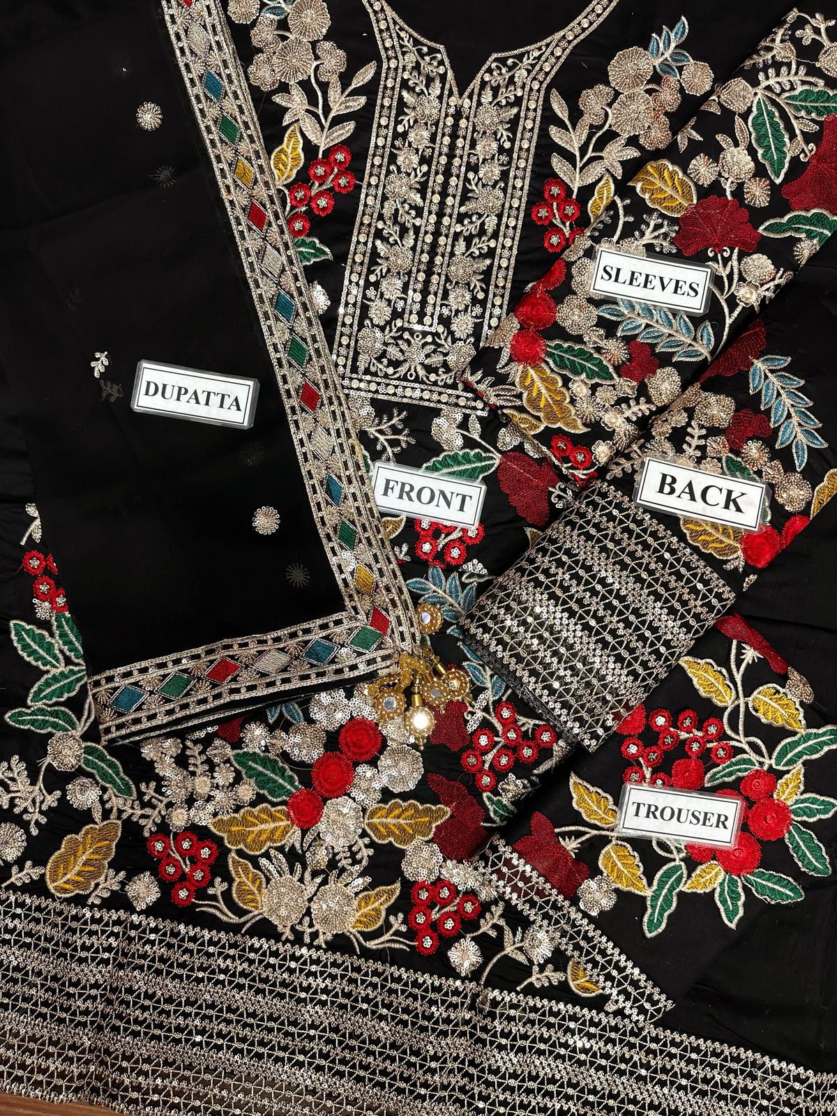 Luxury 3pc Embroidery Suit