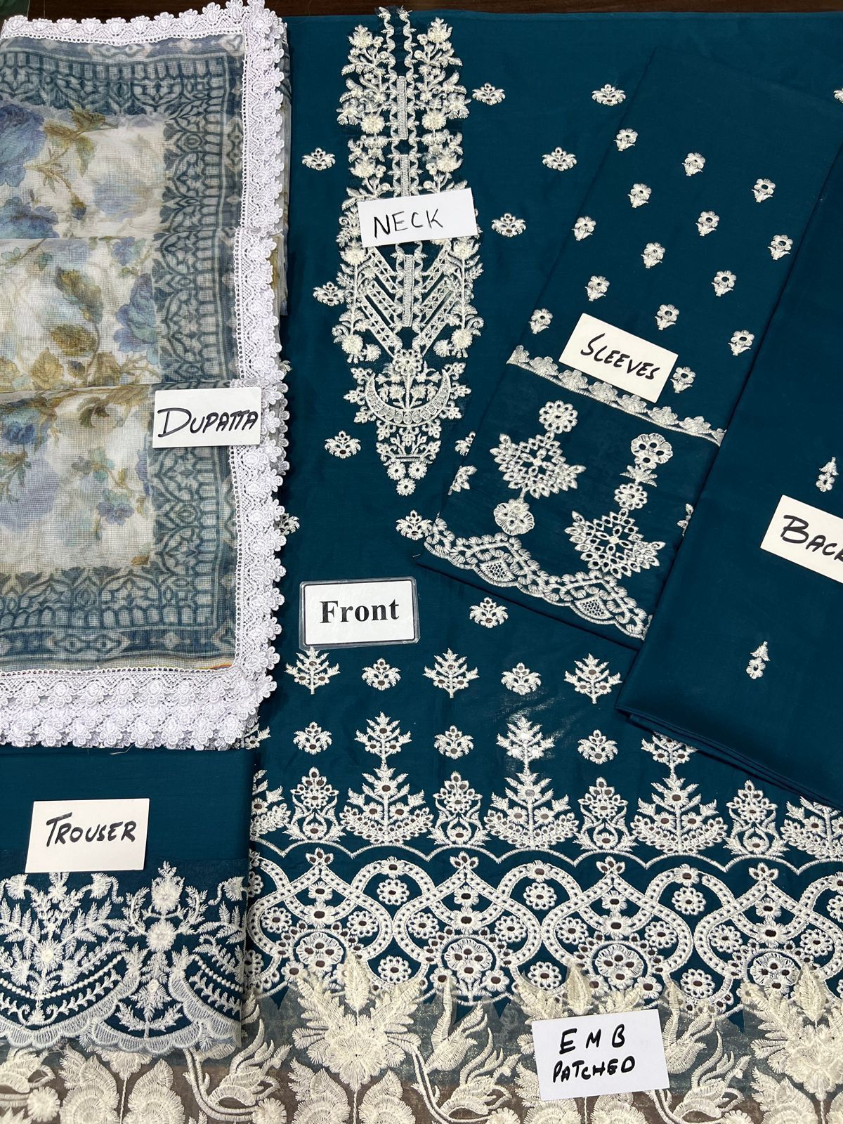 Luxury 3pc Embroidery Suit