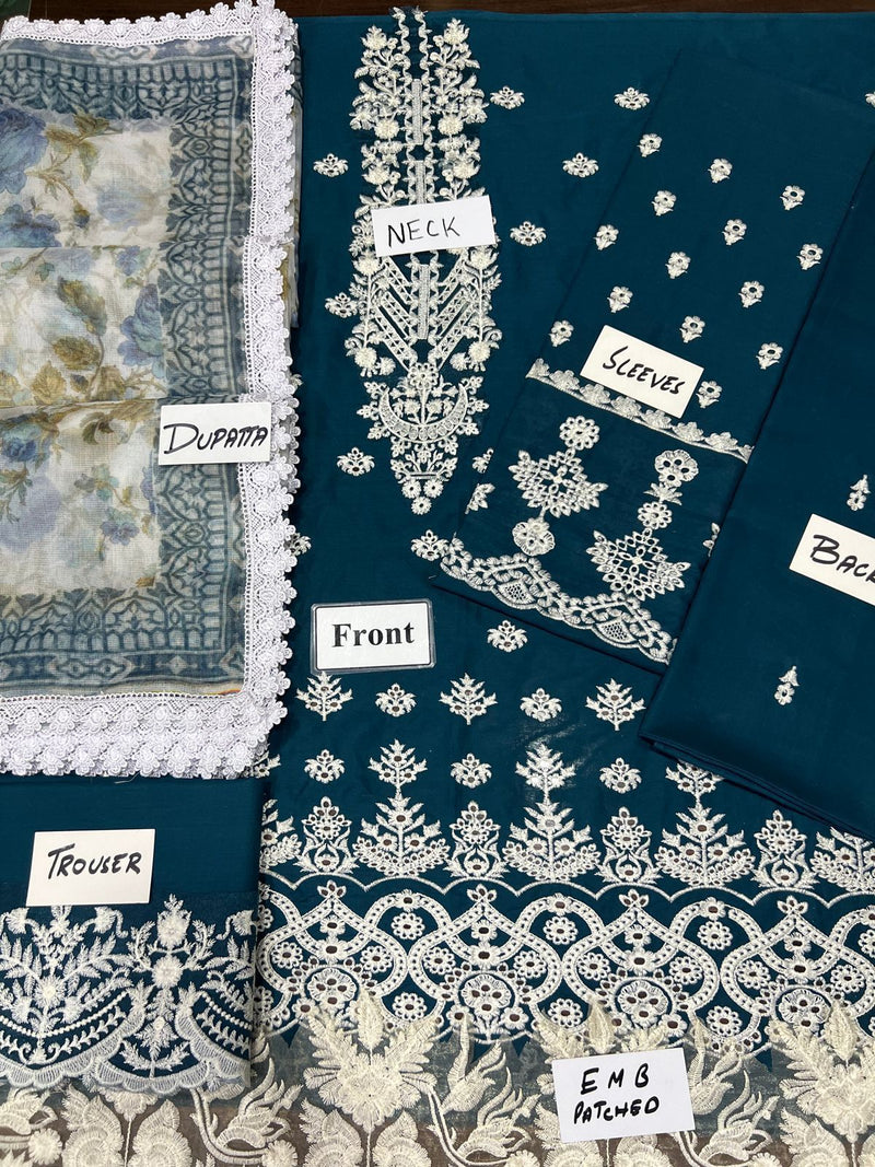 Luxury 3pc Embroidery Suit