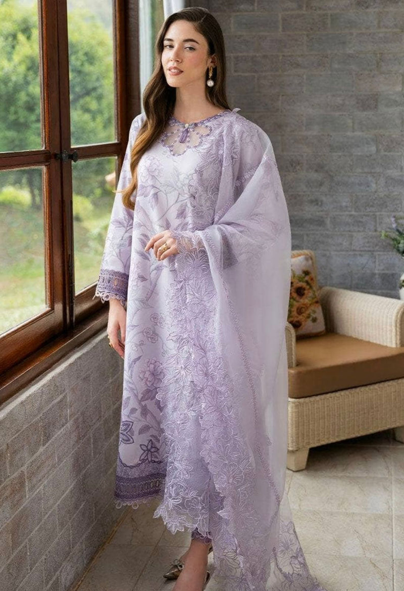 3pc Digital Print Embroidery Suit