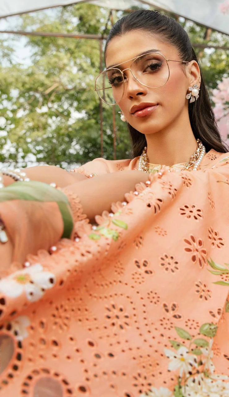 3pc Print Embroidery Suit