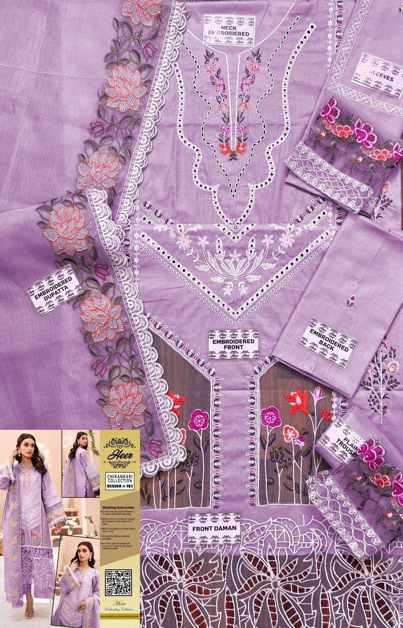 3pc Lawn Embroidery Suit