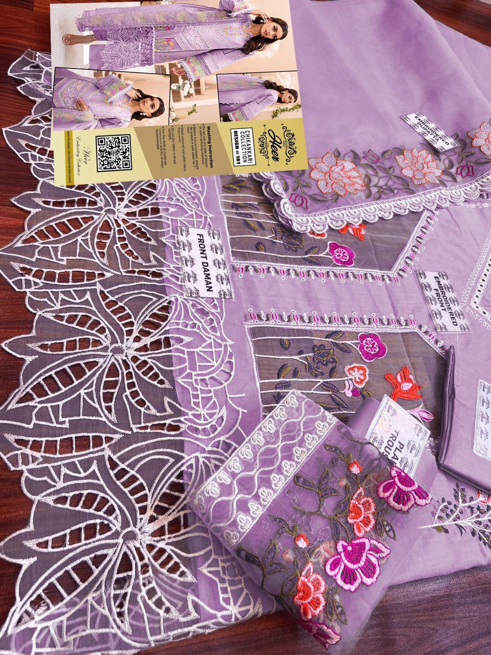 3pc Lawn Embroidery Suit