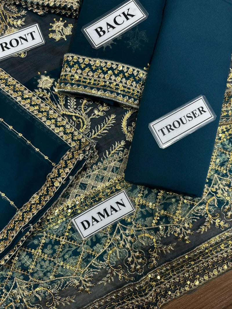 Luxury 3pc Emb Suit