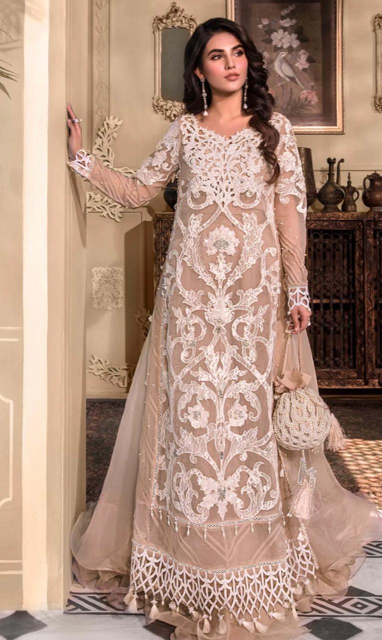 Luxury 3pc Emb Frock/Suit