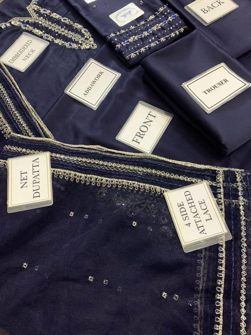 Luxury 3pc Emb Suit