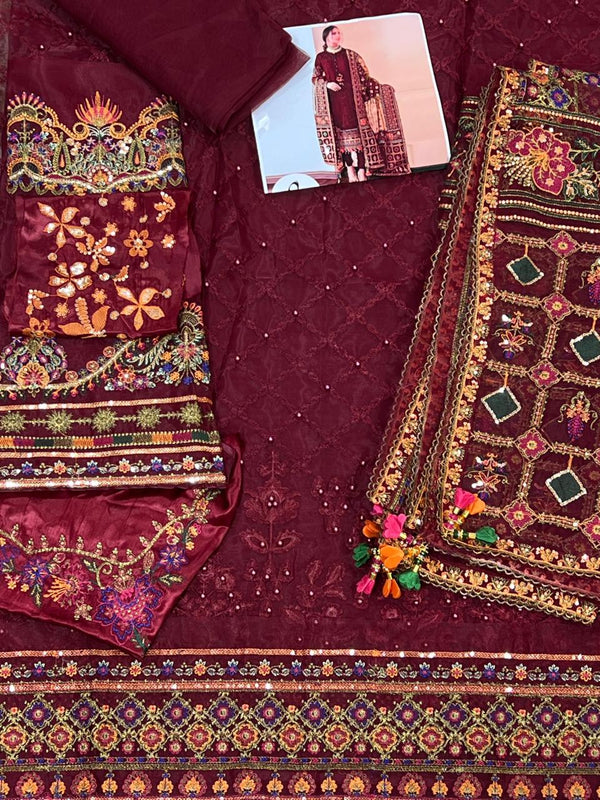 Luxury 3pc Emb Suit