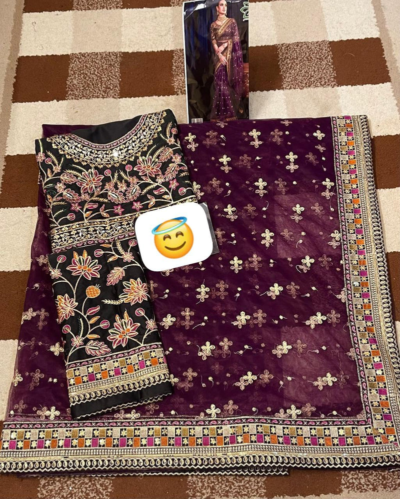Luxury Emb Saree
