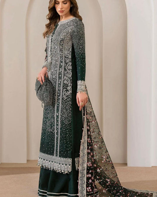 Luxury 3pc Fancy Emb Suit