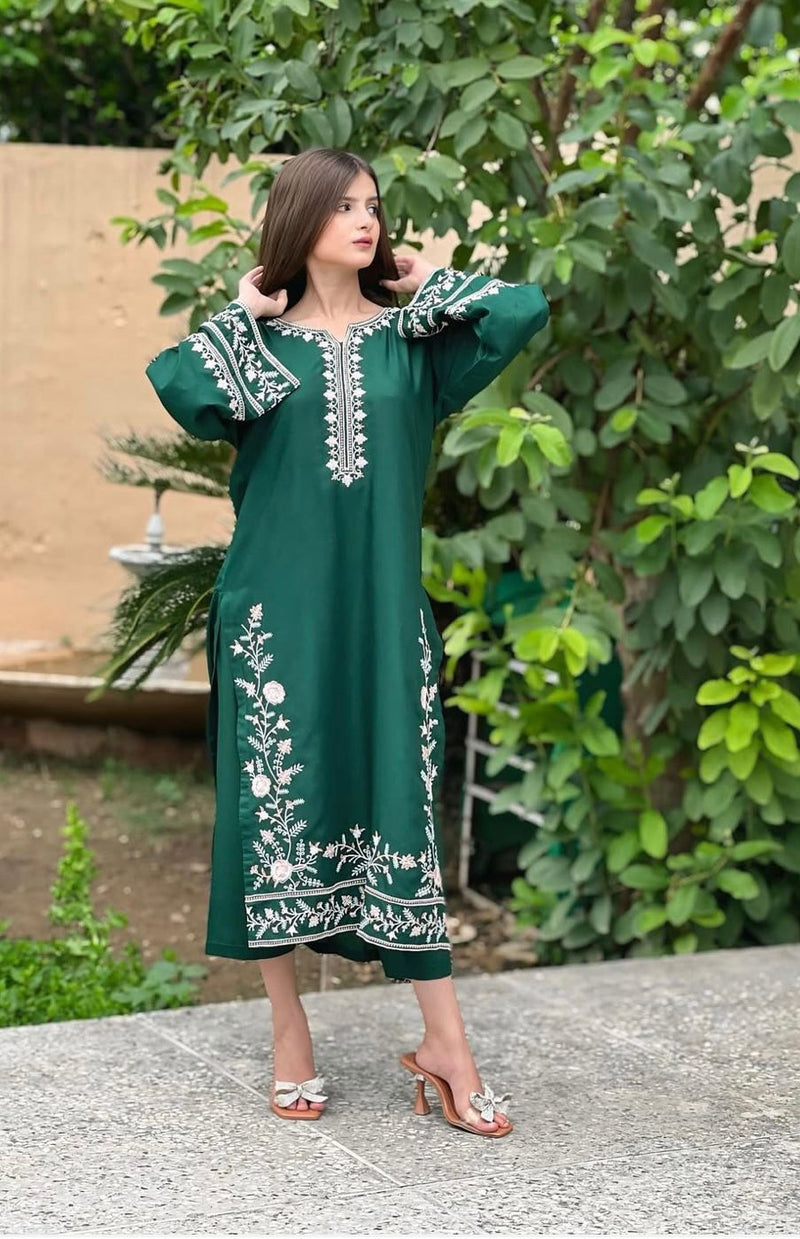 2pc Premium Emb Suit