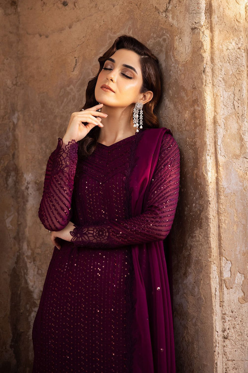 Luxry 3pc Fancy Emb Suit