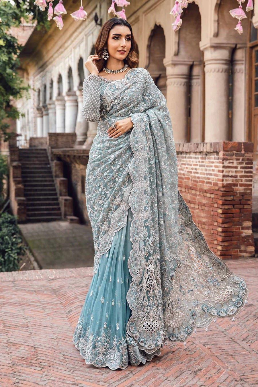 Luxury Heavy Embroidery Saree