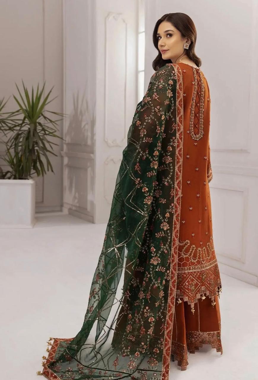 Luxury 3pc Embroidery Suit