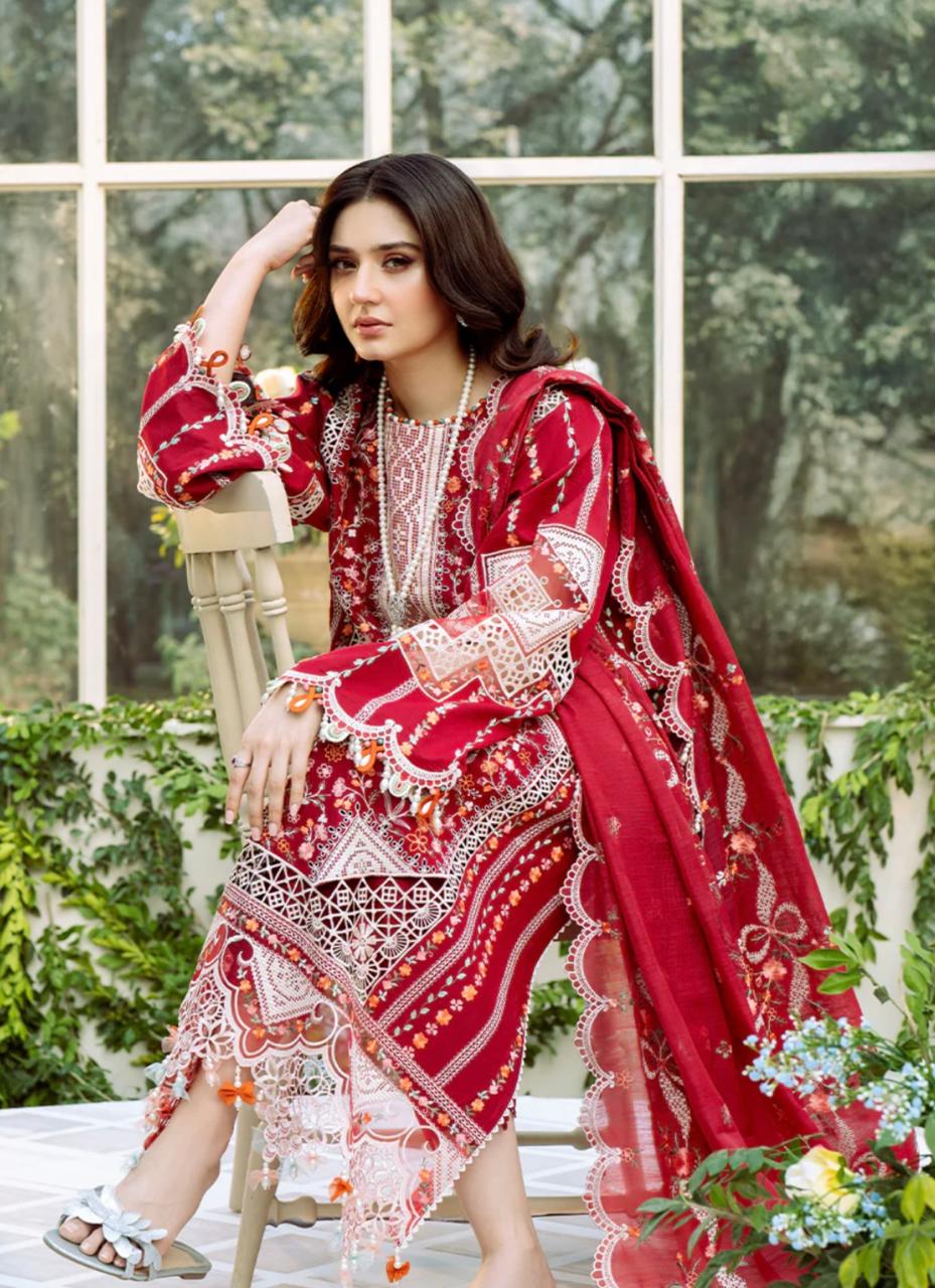 3Pc Embroidery Suit